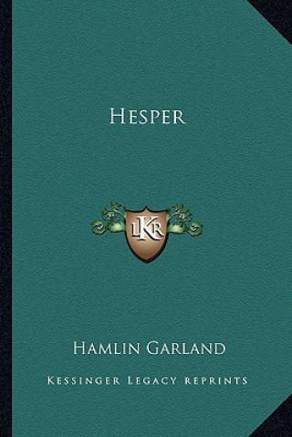 Livro Hesper Hamlin Garland