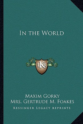 Libro In the World Maxim Gorky