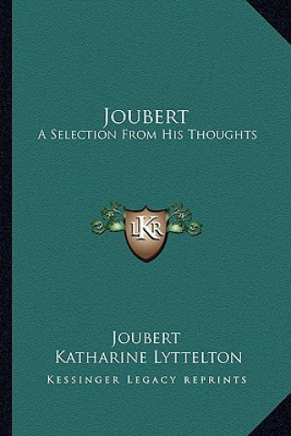 Livro Joubert: A Selection from His Thoughts Joubert