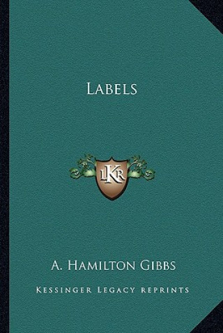 Book Labels A. Hamilton Gibbs