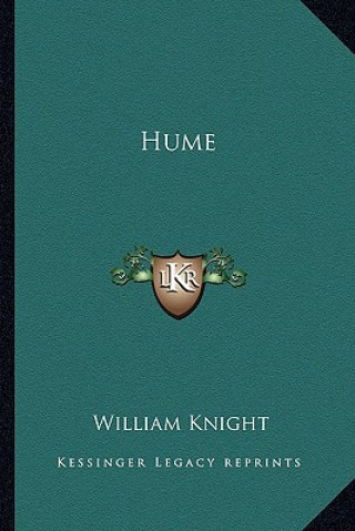 Kniha Hume William Knight