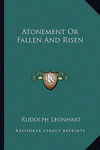 Buch Atonement or Fallen and Risen Rudolph Leonhart