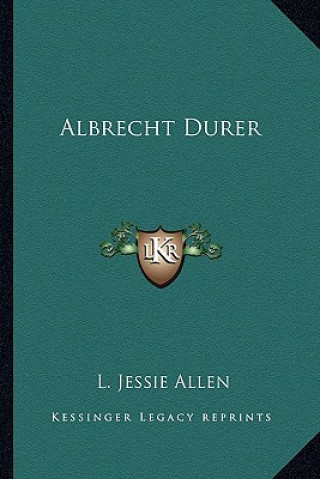 Livro Albrecht Durer L. Jessie Allen