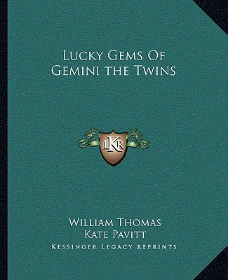 Kniha Lucky Gems of Gemini the Twins William Thomas