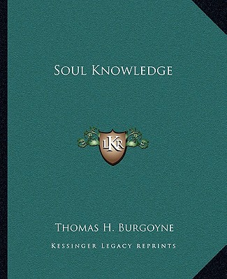 Buch Soul Knowledge Thomas H. Burgoyne