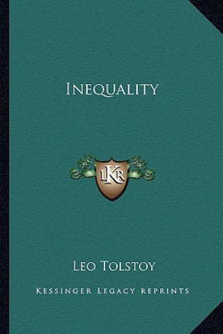 Könyv Inequality Leo Tolstoy