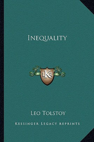 Boek Inequality Leo Tolstoy