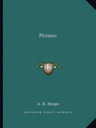 Knjiga Plotinus Alfred Bowyer Sharpe
