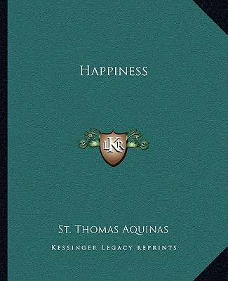 Kniha Happiness St Thomas Aquinas