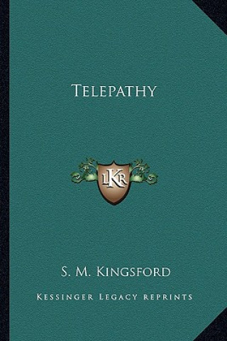 Buch Telepathy S. M. Kingsford