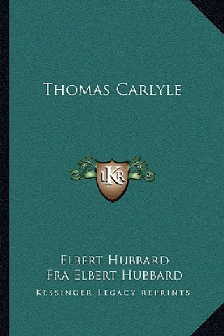 Boek Thomas Carlyle Elbert Hubbard