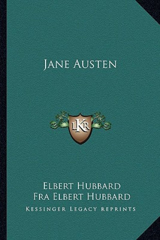Livro Jane Austen Elbert Hubbard