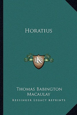 Libro Horatius Thomas Babington Macaulay