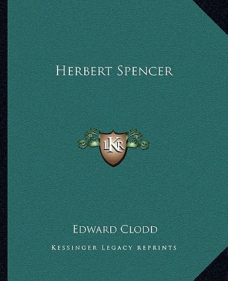 Książka Herbert Spencer Edward Clodd