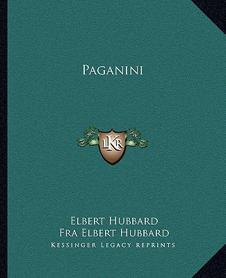 Buch Paganini Elbert Hubbard