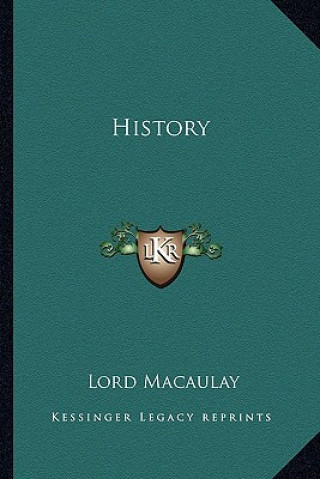 Книга History Lord Macaulay