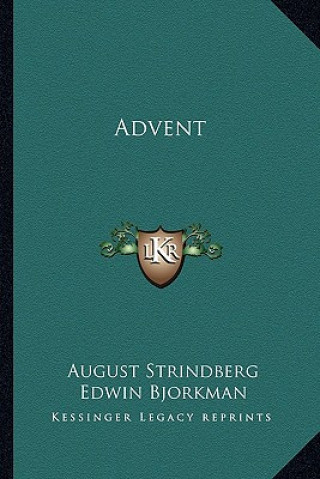 Libro Advent August Strindberg