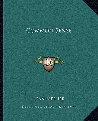Buch Common Sense Jean Meslier