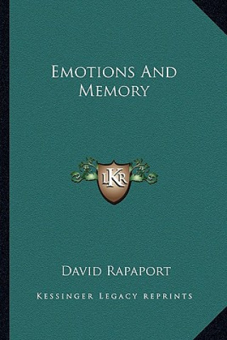 Carte Emotions and Memory David Rapaport