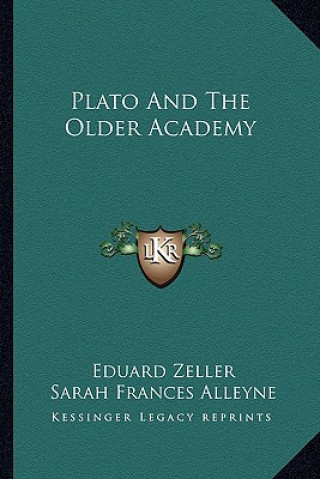 Książka Plato and the Older Academy Eduard Zeller