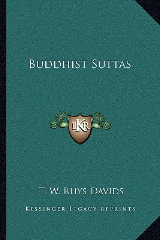 Książka Buddhist Suttas T. W. Rhys Davids