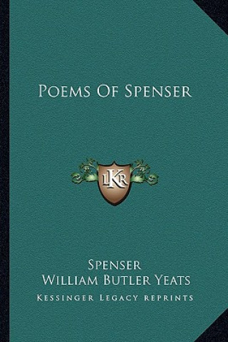 Kniha Poems of Spenser Spenser