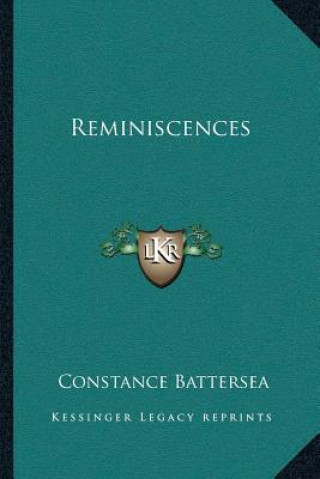 Libro Reminiscences Constance Battersea