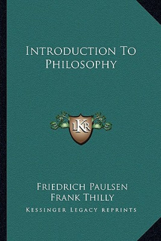 Książka Introduction to Philosophy Friedrich Paulsen