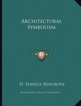 Libro Architectural Symbolism H. Stanley Redgrove