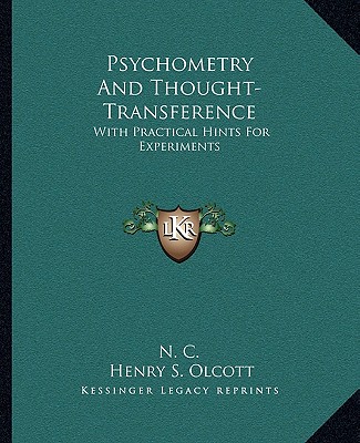 Boek Psychometry and Thought-Transference: With Practical Hints for Experiments N. C.