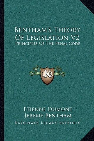 Boek Bentham's Theory of Legislation V2: Principles of the Penal Code Etienne Dumont
