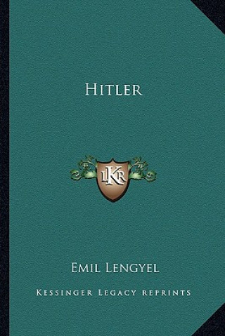 Libro Hitler Emil Lengyel