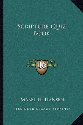 Libro Scripture Quiz Book Mabel H. Hansen