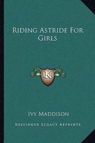 Carte Riding Astride for Girls Ivy Maddison