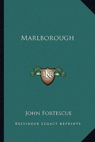 Kniha Marlborough John Fortescue