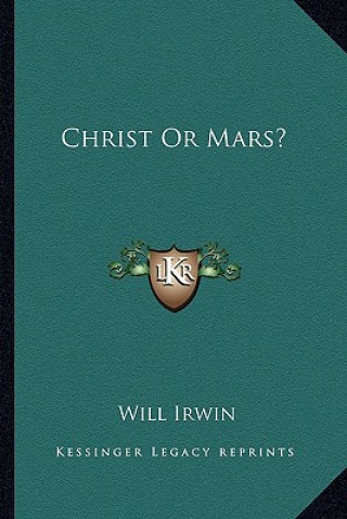 Boek Christ or Mars? Will Irwin