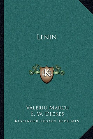 Kniha Lenin Valeriu Marcu