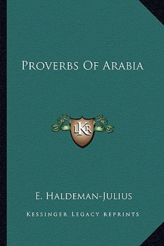 Knjiga Proverbs of Arabia E. Haldeman-Julius