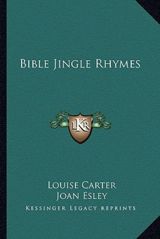 Livro Bible Jingle Rhymes Louise Carter