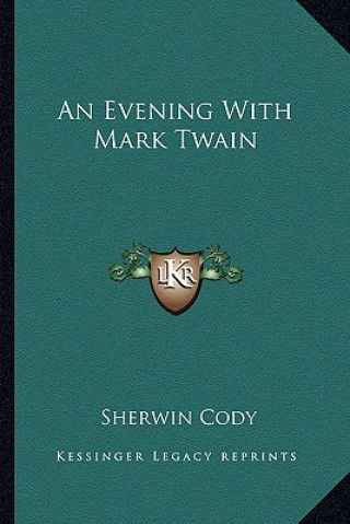 Buch An Evening with Mark Twain Sherwin Cody