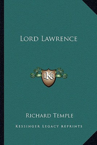 Kniha Lord Lawrence Richard Temple