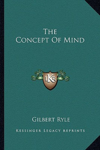 Kniha The Concept of Mind Gilbert Ryle
