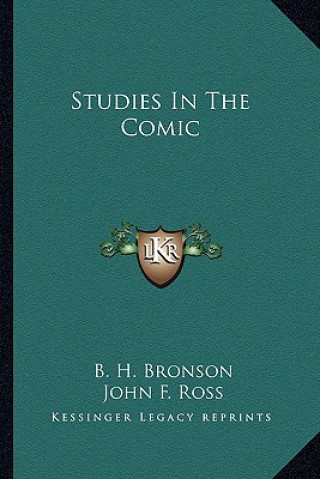 Boek Studies in the Comic B. H. Bronson