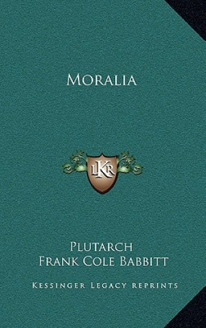 Książka Moralia Plutarch