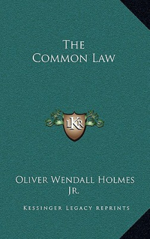 Kniha The Common Law Oliver Wendell Jr. Holmes