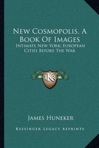 Libro New Cosmopolis, a Book of Images: Intimate New York; European Cities Before the War: Vienna, Prague, Little Holland, Belgian Etchings, Madrid, Dublin; James Huneker