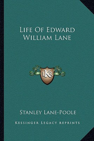 Carte Life of Edward William Lane Stanley Lane-Poole