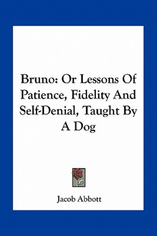 Kniha Bruno: Or Lessons of Patience, Fidelity and Self-Denial, Taught by a Dog Jacob Abbott