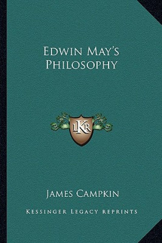 Libro Edwin May's Philosophy James Campkin