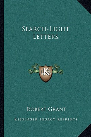 Książka Search-Light Letters Robert Grant